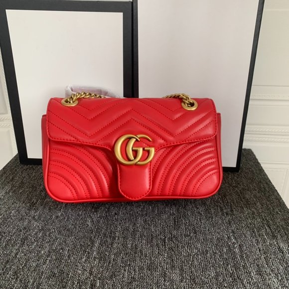 Gucci Handbags - Small Gucci GG Marmont Gmall Matelasse Shoulder Bag